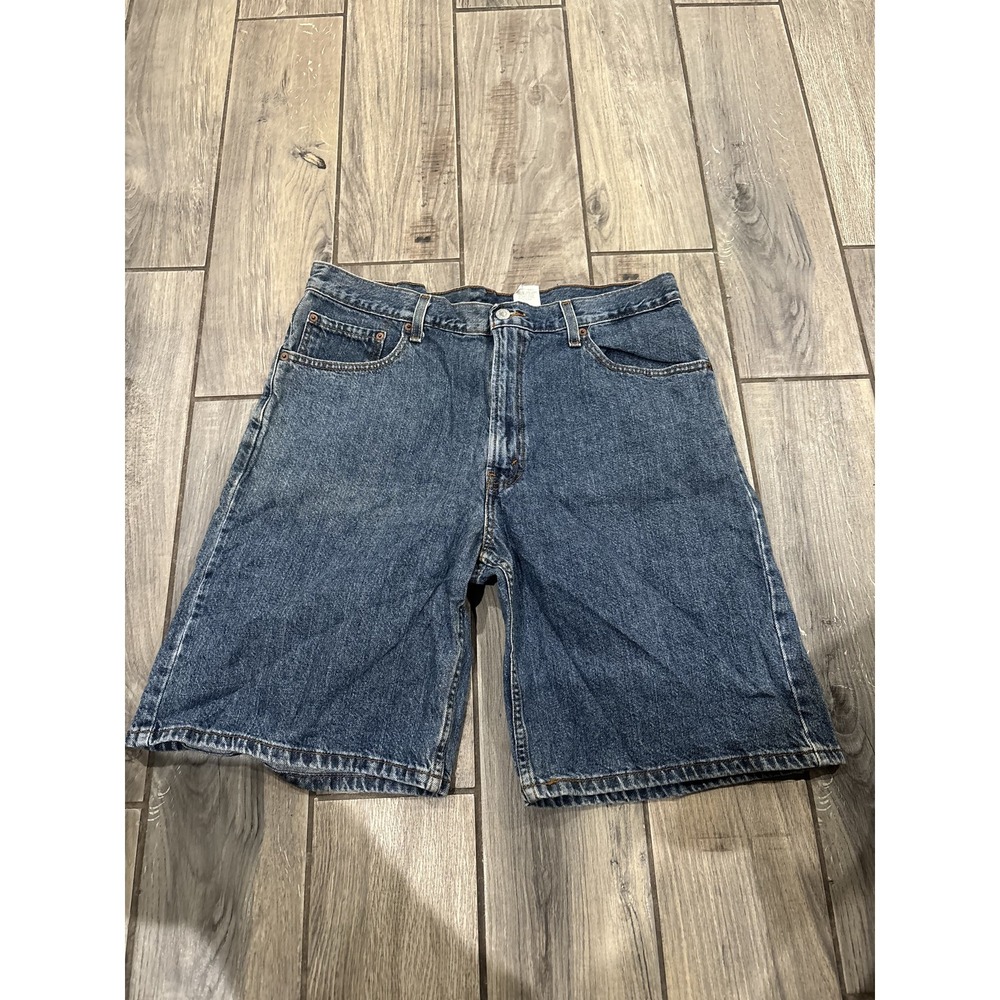 Levi's 550 Relaxed Fit Denim Shorts Men's Blue Jean Cut Offs Waist 36